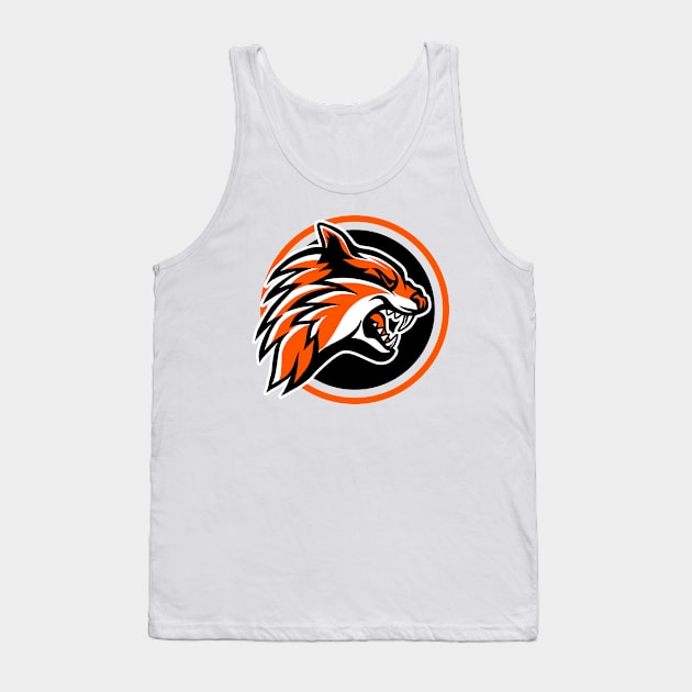 Tiger head Tank Top by Tuye Project